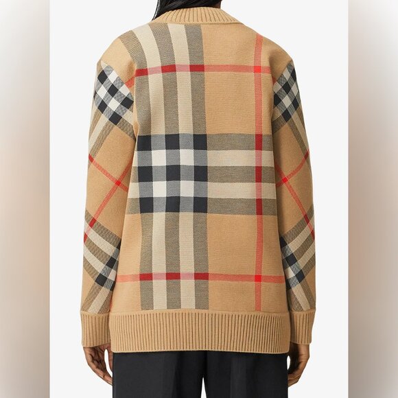 Burberry Vintage Check V-neck cardigan - Picture 3 of 12
